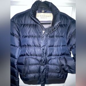 Burberry Brit Dark Blue Puffer Jacket size M